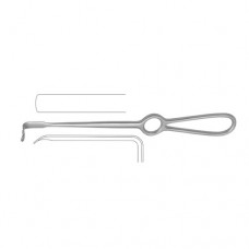 Obwegeser Soft Tissue Retractor Bent Downwards Stainless Steel, 24 cm - 9 1/2" Blade Size 10 x 42 mm